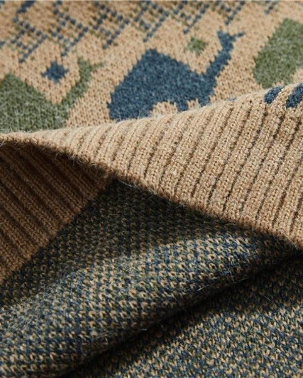 Vintage Camel Knitted Sweater