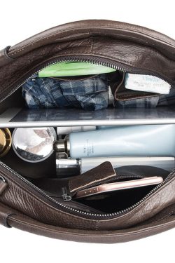 Vintage Chocolate Embossing Calf Leather Women's Tote Handbag