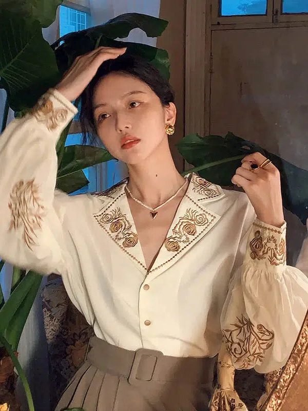 Vintage Collar Shirt