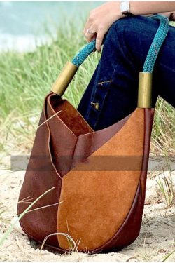 Vintage Colorblock Patchwork Faux Leather Shoulder Bags