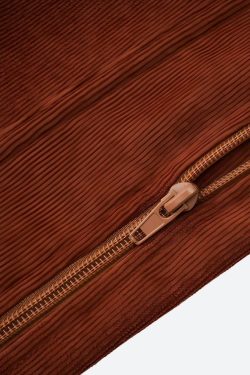 Vintage Corduroy Lace Up Corset Top