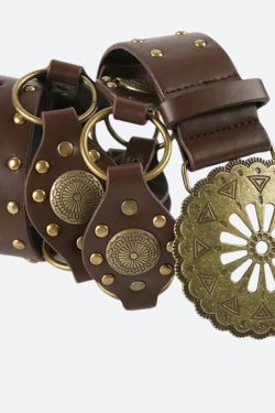 Vintage Ethnic Designed Buckle Belt