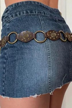 Vintage Ethnic Designed Buckle Belt