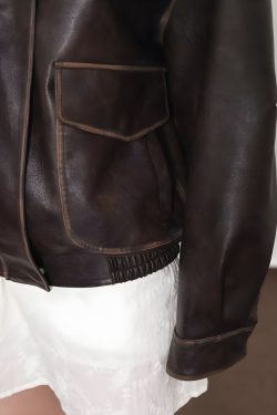 Vintage Faux Leather Jacket