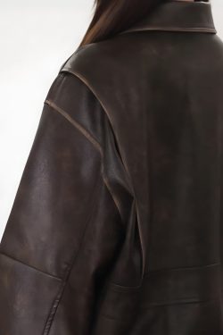 Vintage Faux Leather Jacket