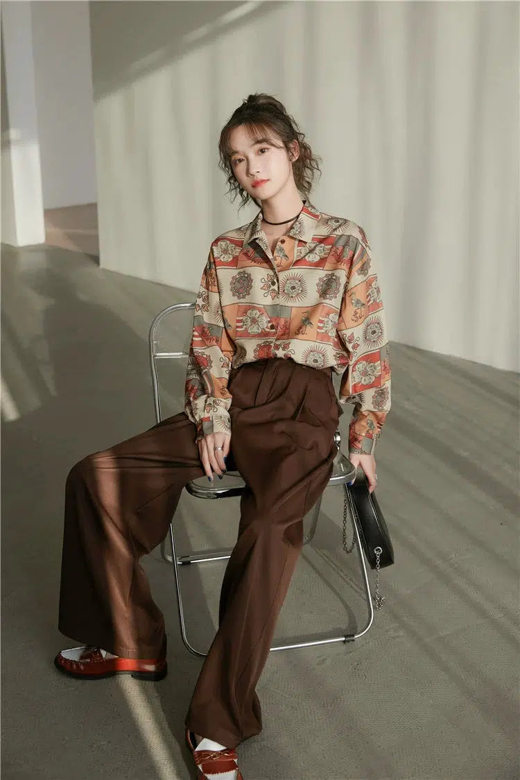 Vintage Figured Grandmacore Shirt