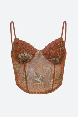 Vintage Floral Crop Top