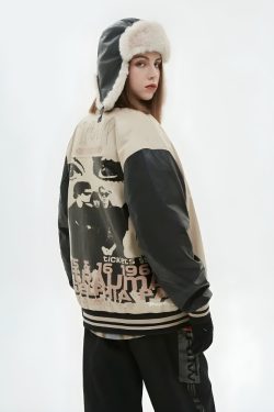 Vintage Grunge 1968 Varsity Jacket