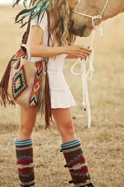 Vintage Khaki Tassel Geometric Embroidery Linen Satchel Handbag