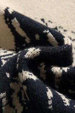 Vintage Mountain Knitted Sweater