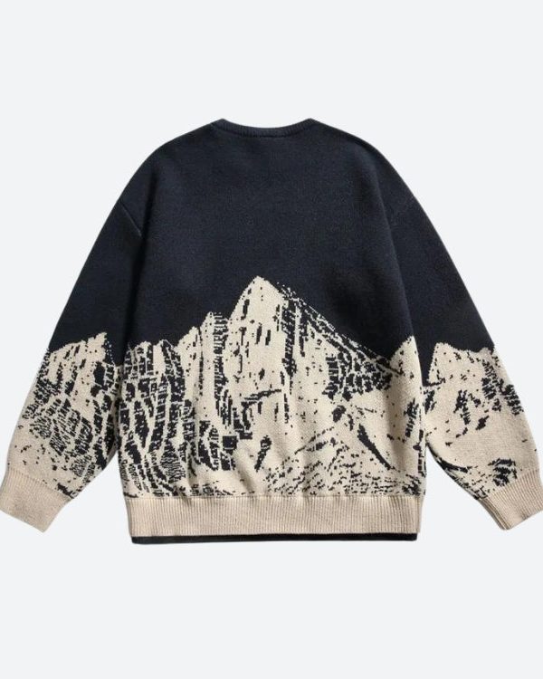 Vintage Mountain Knitted Sweater