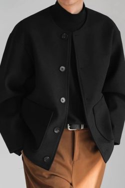 Vintage O-Neck Jacket