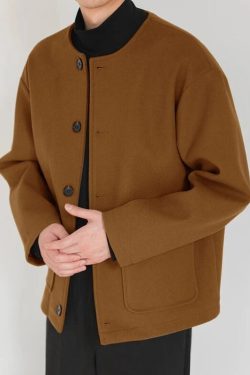 Vintage O-Neck Jacket