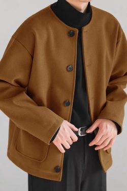 Vintage O-Neck Jacket