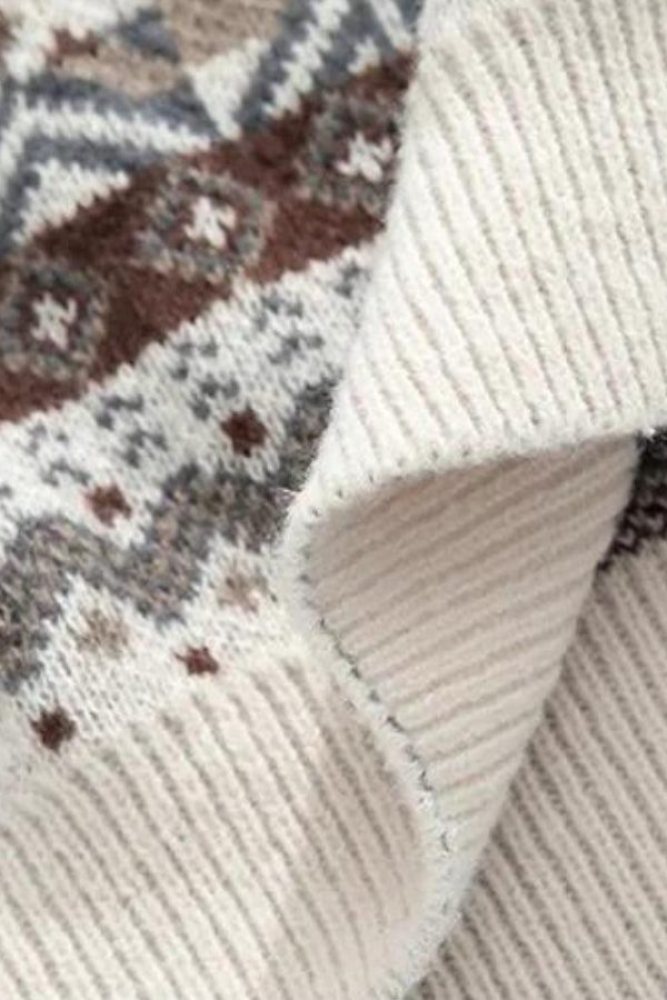 Vintage Rabbits Knitted Sweater