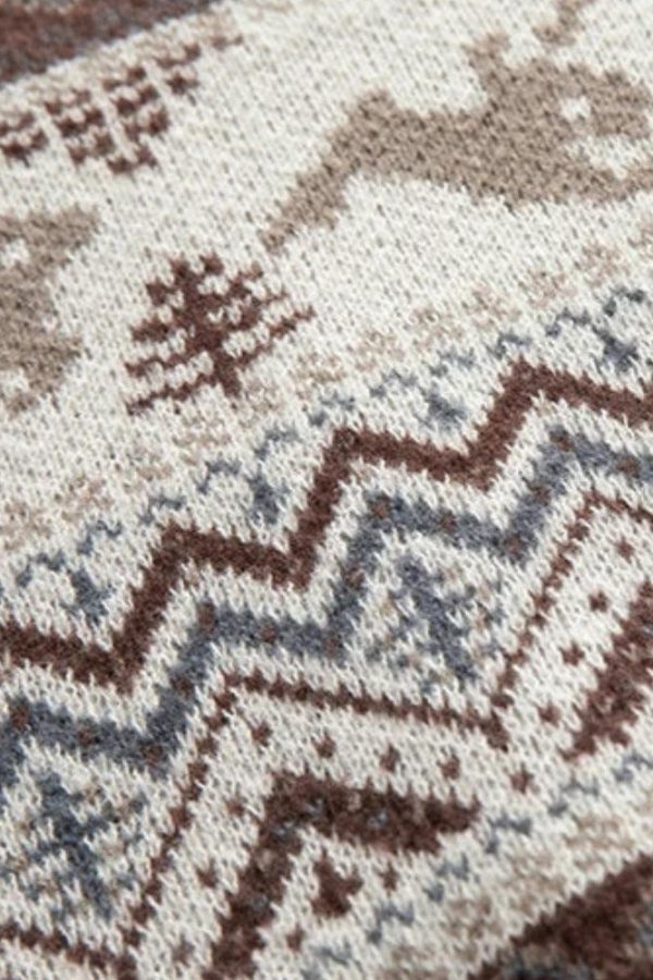 Vintage Rabbits Knitted Sweater