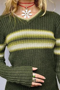 Vintage Striped Sweater