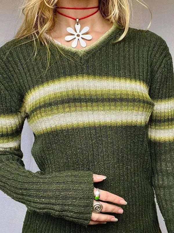 Vintage Striped Sweater