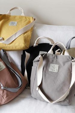 Vintage Upcycle Casual Patchwork Large Canvas Shoulder pink Bag