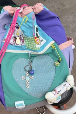 Vintage Y2K Drawstring Casual Ita Backpack