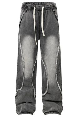 Washed Wide Leg Jeans