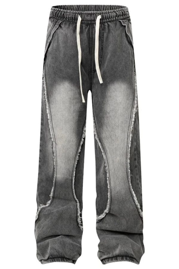 Washed Wide Leg Jeans