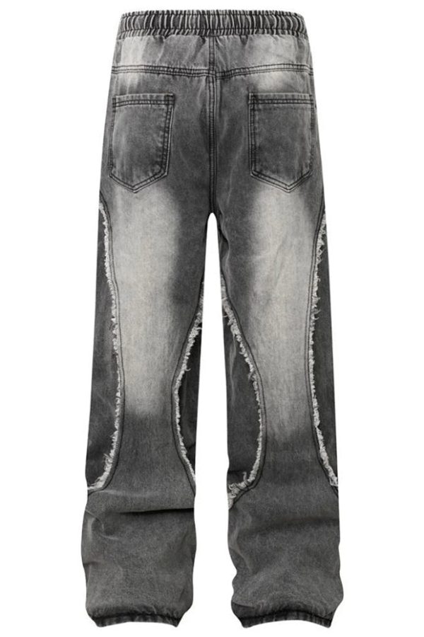 Washed Wide Leg Jeans