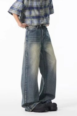 Washed Wide Leg Pants