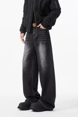 Washed Wide Leg Pants