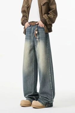 Washed Wide Leg Pants
