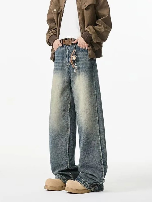 Washed Wide Leg Pants