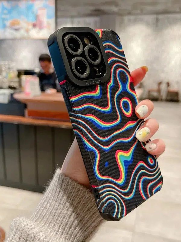 Wavy Rainbow Phone Case