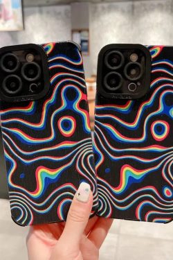 Wavy Rainbow Phone Case
