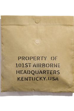 Waxed Canvas Clutch Bag