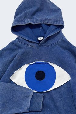 Weirdcore Big Eye Hoodie