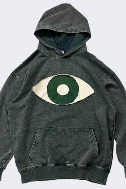 Weirdcore Big Eye Hoodie