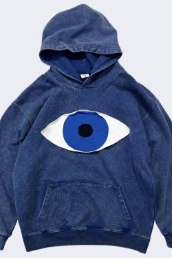 Weirdcore Big Eye Hoodie