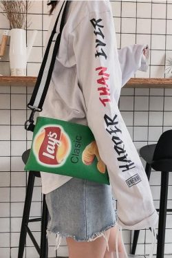 Weirdcore Chips Crossbody Bag