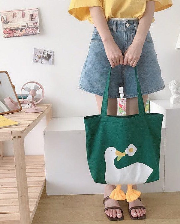 Weirdcore Duck Cloth Bag