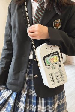 Weirdcore Retro Mobile Phone Shaped Handbag