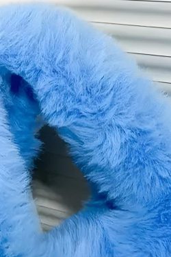 White Clouds & Blue Sky Fluffy Bag