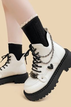 White Platform Boots