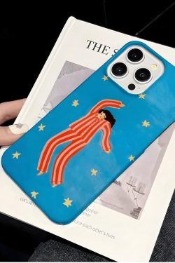 Woman In Pajamas Phone Case