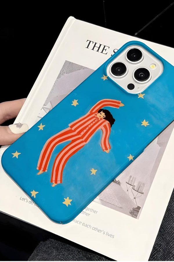 Woman In Pajamas Phone Case