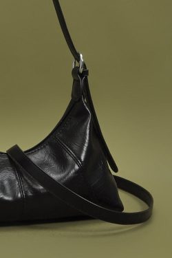 Women Black Solid Durable Faux Leather Shoulder Bags