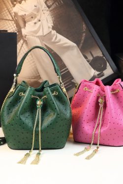 Women Large Capacity Drawstring Versatile Chain Messenger Bag