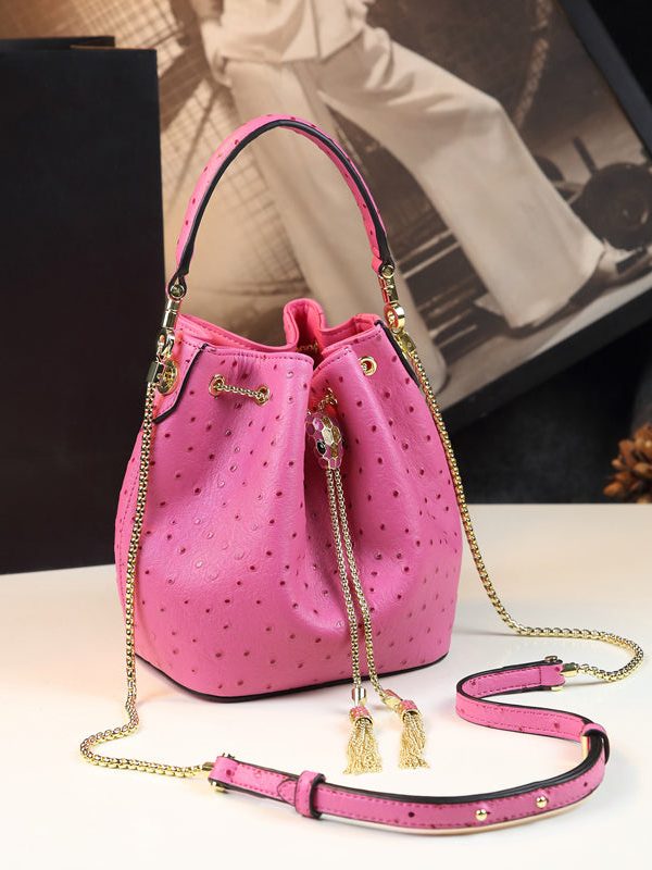 Women Large Capacity Drawstring Versatile Chain Messenger Bag