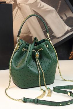 Women Large Capacity Drawstring Versatile Chain Messenger Bag