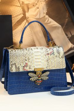 Women Mulberry Butterfly Zircon Versatile Satchel Handbag