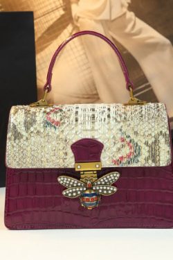 Women Mulberry Butterfly Zircon Versatile Satchel Handbag